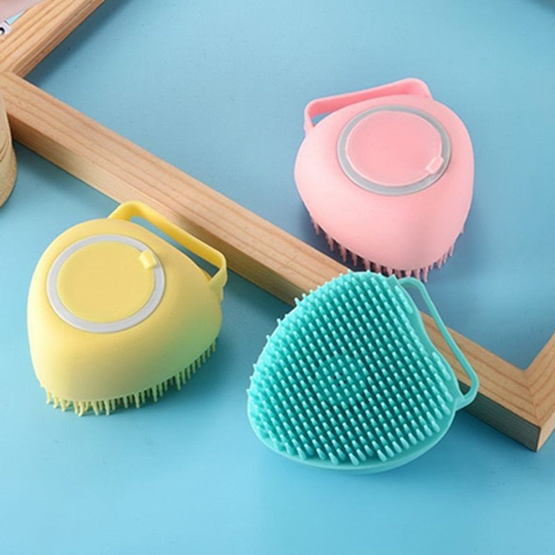 Bath brush for dogs