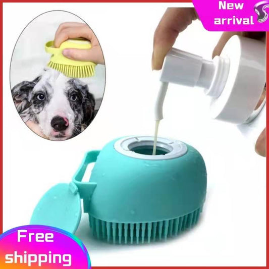 Bath brush for dogs