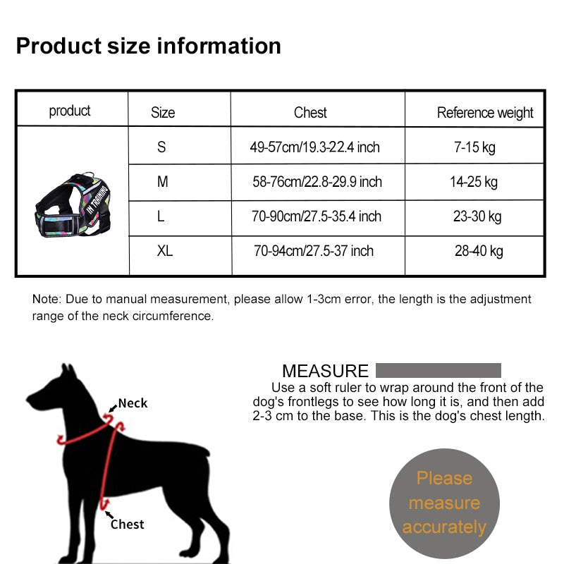 Verstellbares Nylon-Hundegeschirr